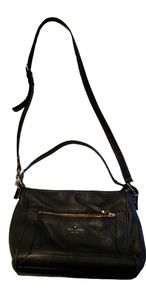 Kate Spade black leather shoulder bag